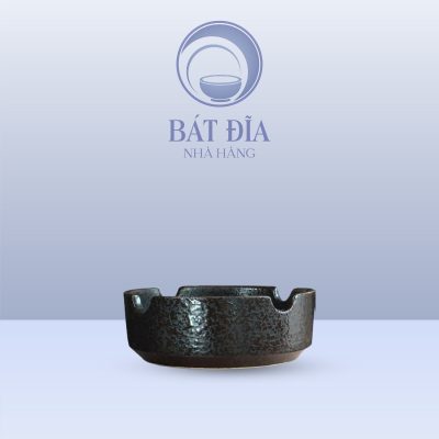 Gạt Tàn Men Đen Nhật Quét Sơn
