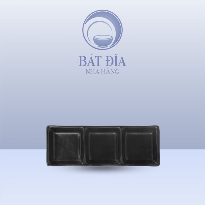 Gia Vị 3 Ngăn Men Đen Matt