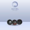Gia Vị 3 Ngăn Tròn Men Đen Nhật Quét Sơn