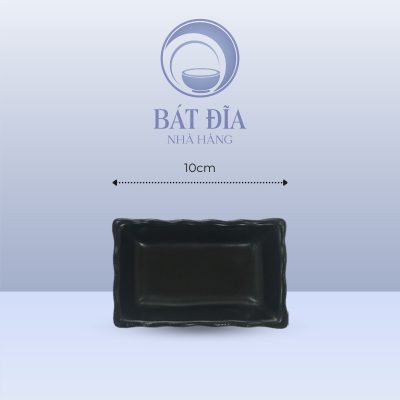 Kích thước Gia Vị Chữ Nhật Men Đen Matt