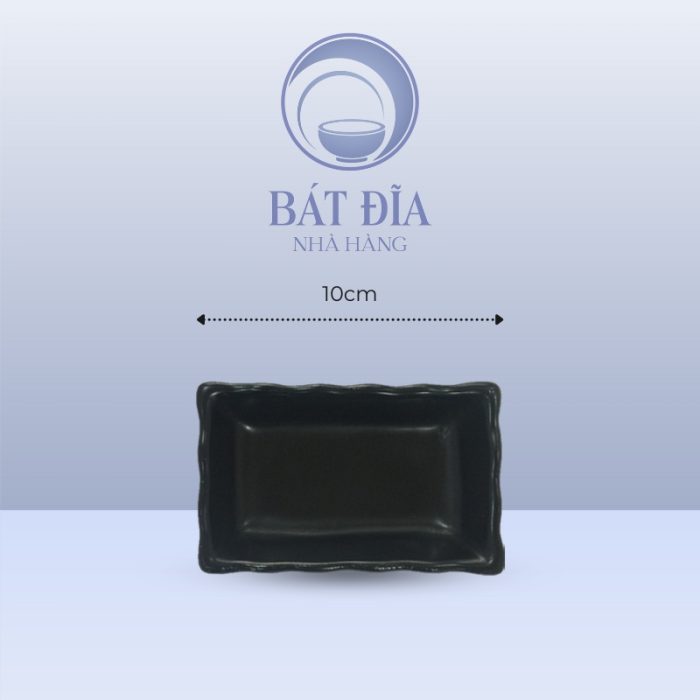 Kích thước Gia Vị Chữ Nhật Men Đen Matt