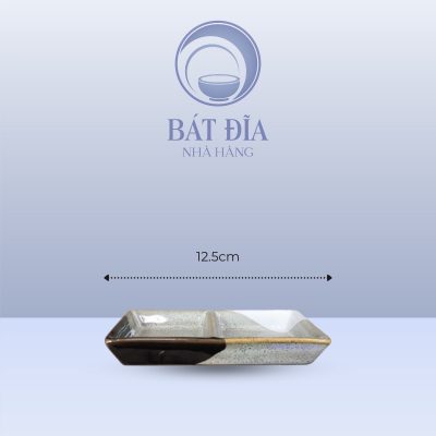 Kích thước Gia Vị 2 Ngăn Men Ba Màu
