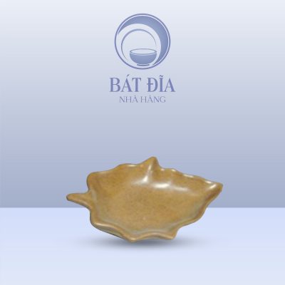 Gia Vị Lá Men Gốm Nâu Đen