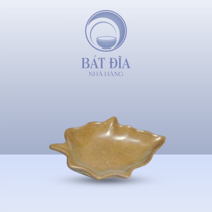 Gia Vị Lá Men Gốm Nâu Đen