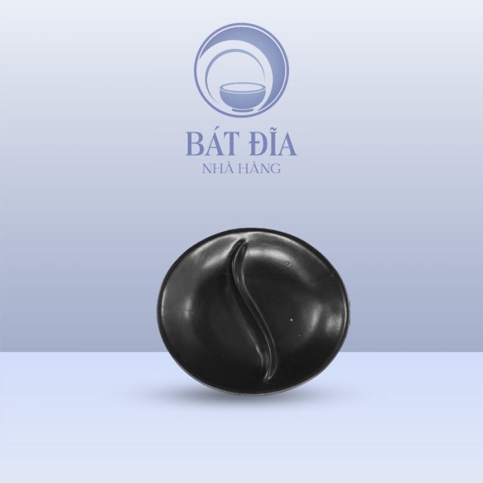Gia Vị Oval 2 Ngăn Men Đen Matt