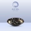 Gia Vị Oval 2 Ngăn Men Nâu Quét