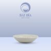 Gia Vị Tròn Men Gốm Hoa Đào Đỏ