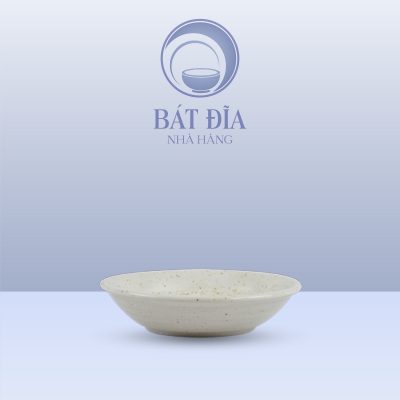 Gia Vị Tròn Men Gốm Hoa Đào Đỏ