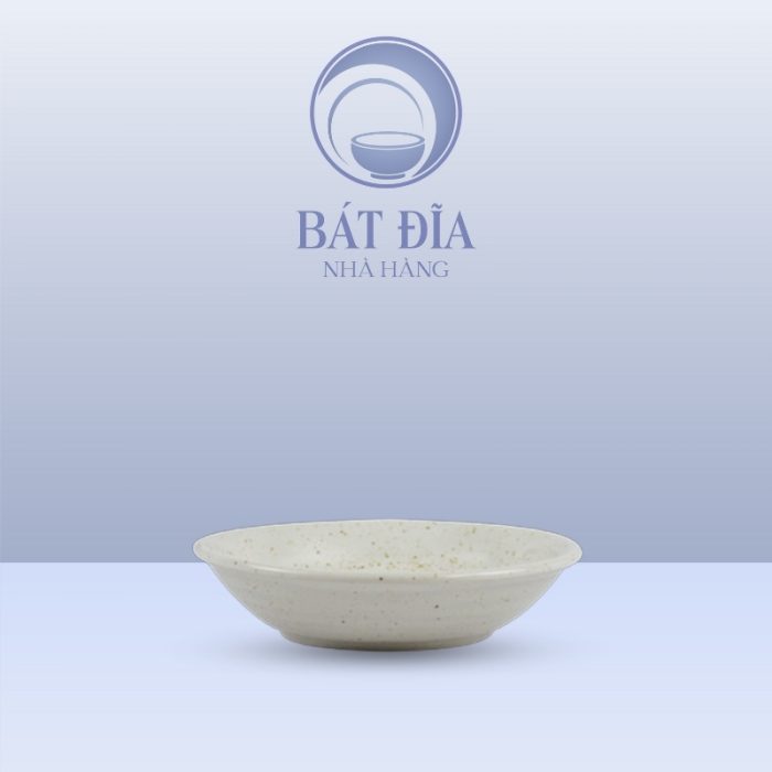 Gia Vị Tròn Men Gốm Hoa Đào Đỏ