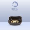 Gia Vị Vuông Vếch Men Nâu Quét