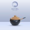 Hũ Đường Thấp Men Gốm Nâu Đen