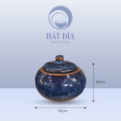 Kích thước Hũ Gia Vị 1 Men Hỏa Biến Xanh
