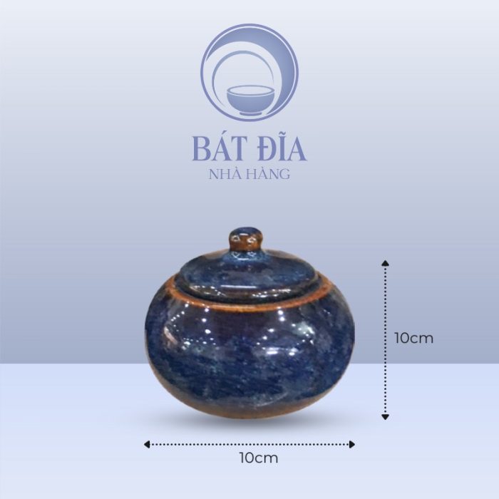 Kích thước Hũ Gia Vị 1 Men Hỏa Biến Xanh