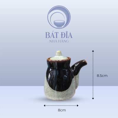 kích thước Lọ Mắm 2 Men Ba Màu