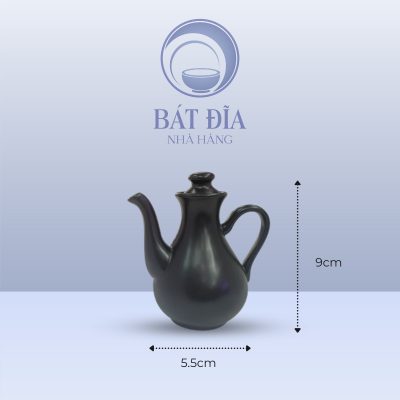 kích thước Lọ Mắm Men Đen Matt