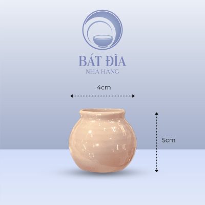 kích thước Lọ Tăm Men Màu Trộn Méo
