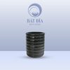Ống Cắm Đũa Men Đen Matt