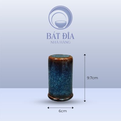Kích thước Ống Tăm Men Hỏa Biến Xanh