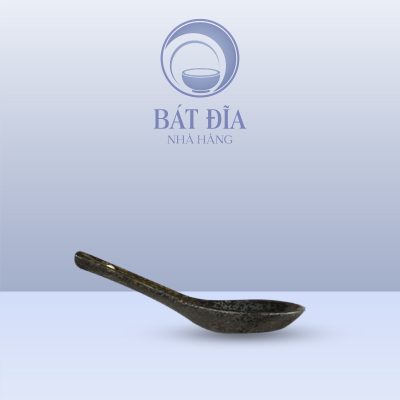 Thìa Cơm Men Đen Nhật Quét Sơn