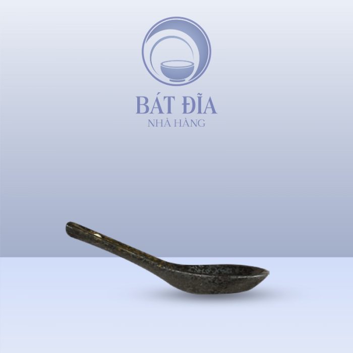 Thìa Cơm Men Đen Nhật Quét Sơn