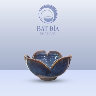 Tô Cắt Miệng Hoa Men Hỏa Biến Xanh