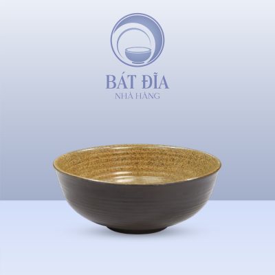 Tô Nông Men Gốm Nâu Đen