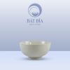 Tô Sâu Men Gốm Hoa Đào Đỏ