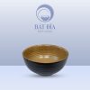 Tô Sâu Men Gốm Nâu Đen