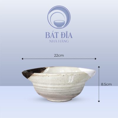 Tô Yêu Men Ba Màu - 22cmx8.5cm