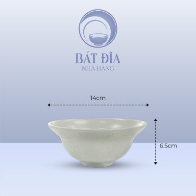 Kích Thước Tô Yêu Men Gốm Hoa Đào Đỏ