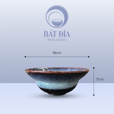 Tô Yêu Men Hỏa Biến Xanh - 18cmx7cm