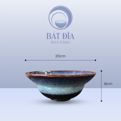 Tô Yêu Men Hỏa Biến Xanh - 20cmx8cm