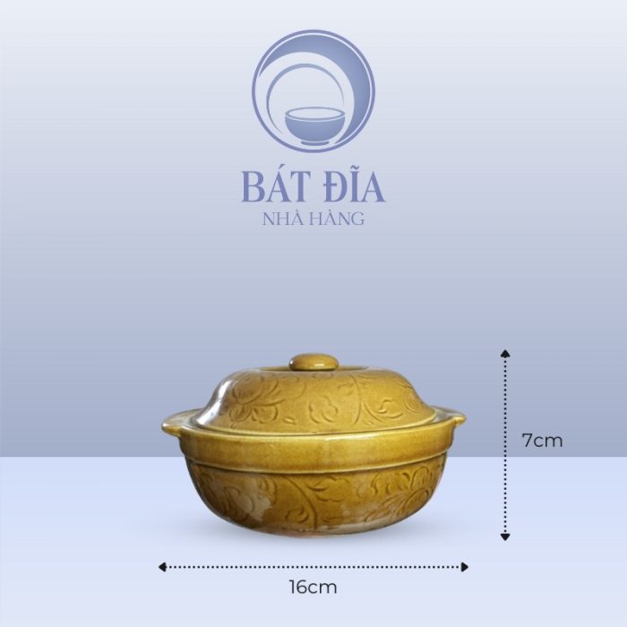Kích Thước Âu Cơm Men Nâu Cá Chép