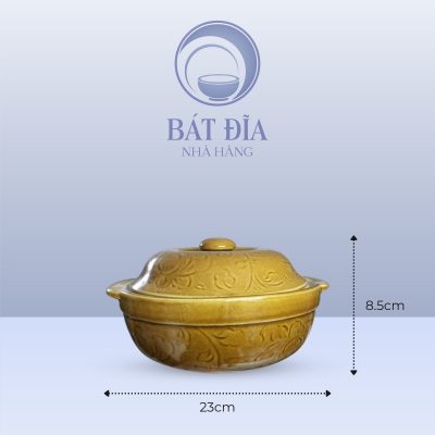 Kích Thước Âu Cơm Men Nâu Cá Chép