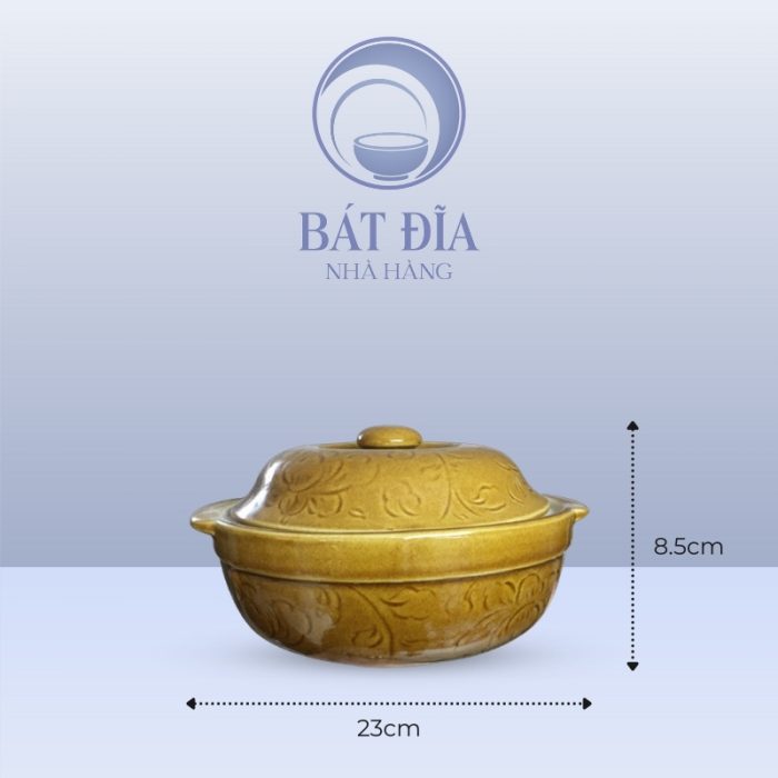 Kích Thước Âu Cơm Men Nâu Cá Chép