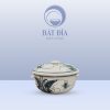Âu Cơm Men Rạn Vẽ Chuồn Xanh