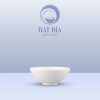 Bát Chấm Âu Melamine Trắng