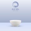 Bát Chấm Tròn Dày Melamine Trắng