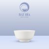 Bát Cơm Loe Melamine Trắng