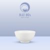Bát Cơm Lượn Sóng Melamine Trắng