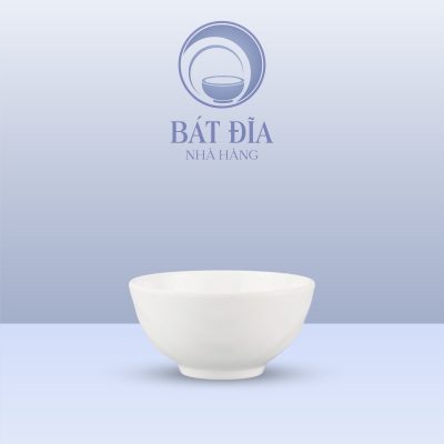 Bát Cơm Lượn Sóng Melamine Trắng