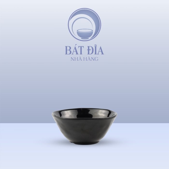 Bát Cơm Melamine Đen