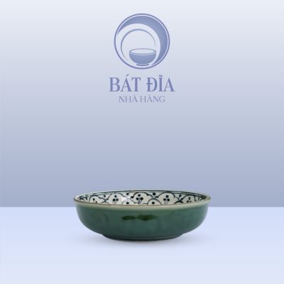 Bát Cơm Nhật Men Xanh Hoa Bèo