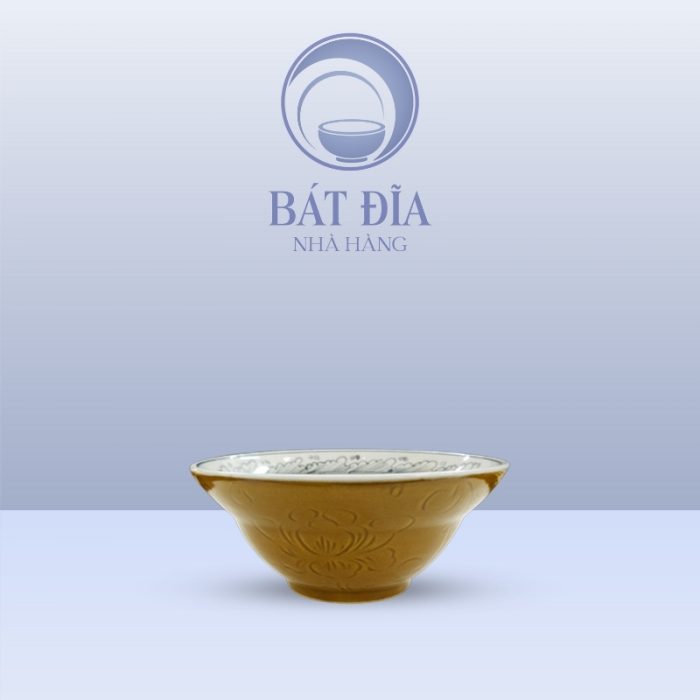 Bát Cơm Yêu Men Nâu Cá Chép