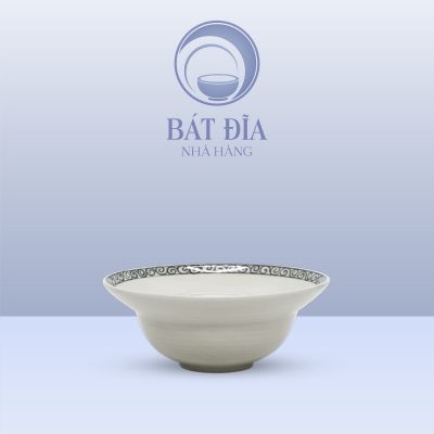 Bát Cơm Yêu Men Trắng Vẽ Hoa Dây