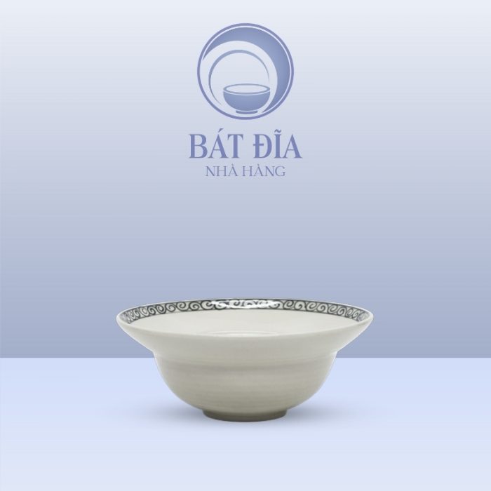 Bát Cơm Yêu Men Trắng Vẽ Hoa Dây
