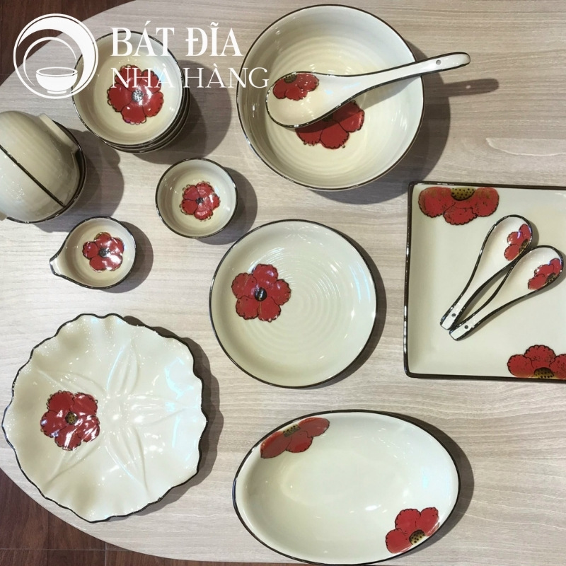 Bát đĩa sứ Bát Tràng