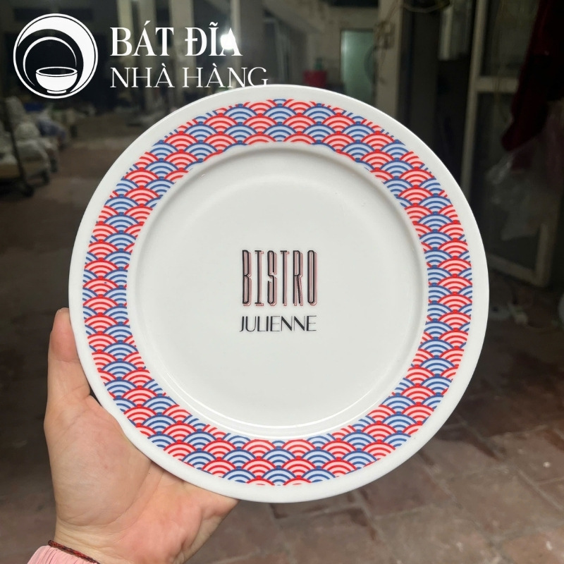 Bát đĩa nhà hàng in logo theo yêu cầu