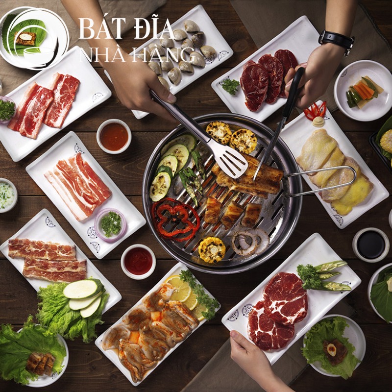Bát đĩa nhà hàng lẩu nướng