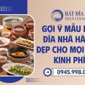 Mẫu bát đĩa nhà hàng theo ngân sách